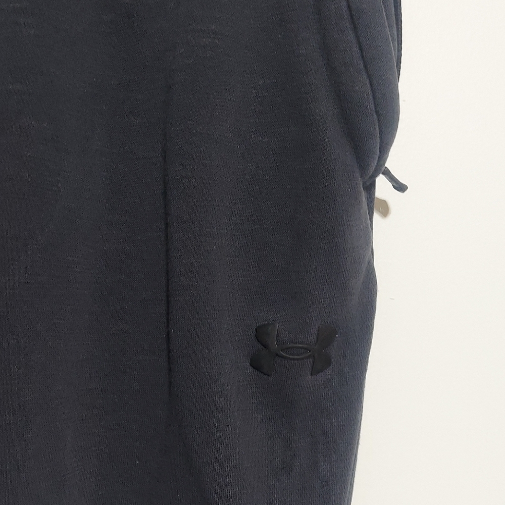 Lot of 2 Under Armour Kids Joggers Youth Large Black Fleece Athletic Pants GUC - Picture 3 of 11